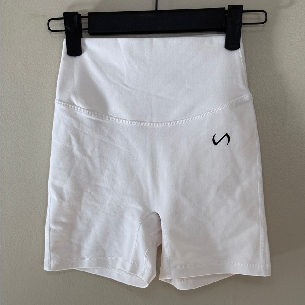 TLF Women's Genesis White Athletic Shorts